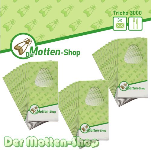 Schlupfwespen gegen Lebensmittelmotten 10 Karten x 3 Lieferungen 30000 Stück