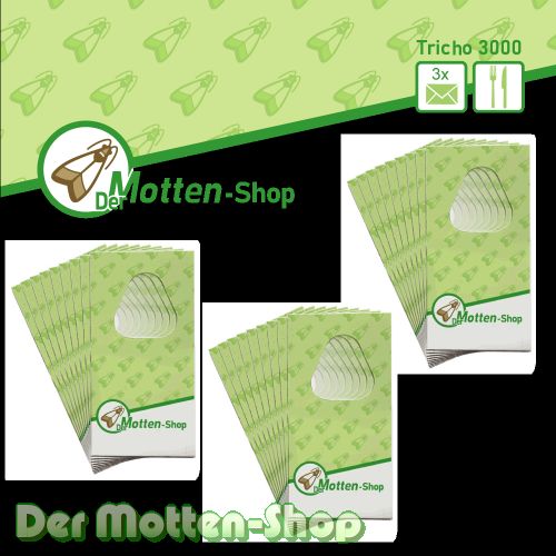 Schlupfwespen gegen Lebensmittelmotten 9 Karten x 3 Lieferungen