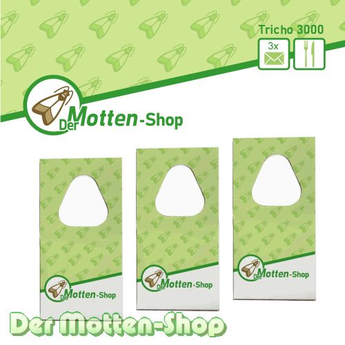 Schlupfwespen gegen Lebensmittelmotten 1 Karten x 3 Lieferungen