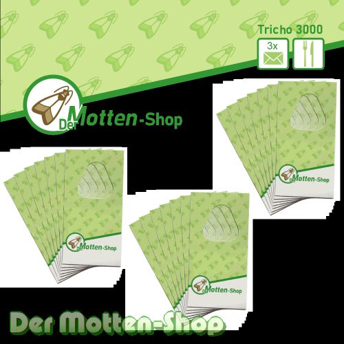 Schlupfwespen gegen Lebensmittelmotten 7 Kärtchen x 3 Lieferungen
